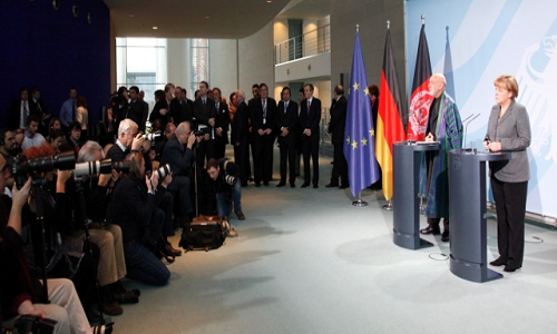 سران افغانستان و آلمان برای امضای سند همکاری دراز مدت اعلام آمادگی کردند