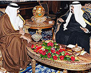 سران عربستان سعودی و قطر دیدار و گفتگو کردند