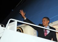 Obama leaves on trip to Asia