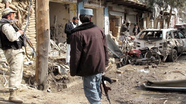Eight Afghan policemen killed in Helmand bomb attack