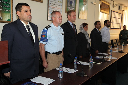 22 تن از افسران جنایی و دادستانان کابل سند فراغت از تحصیل دریافت نمودند