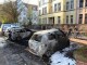 هشت موتر پولیس در هامبورگ به آتش كشیده شد
