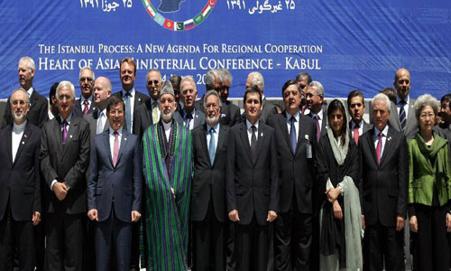 سخنرانی حامد کرزی رئیس جمهوری اسلامی افغانستان در مراسم افتتاحیه کنفرانس وزرای امور خارجه کشور های قلب آسیا