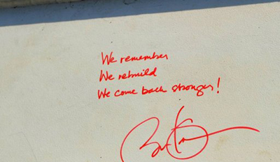 اوباما از محل وقوع حملات 11 سپتامبر بازدید کرد