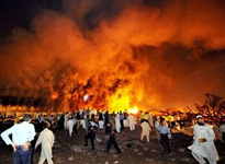 در ايستگاه قطار پاكستان 40نفر کشته و زخمی شدند