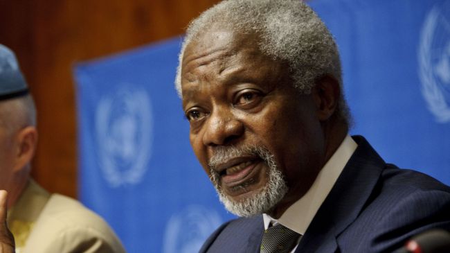 UN says Annan will engage Iran in Syria peace efforts