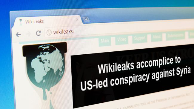 Wikileaks helps West to justify attack on Syria
