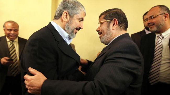 رئیس‌جمهور مصر با رئیس دفتر سیاسی حماس دیدار و گفت‌و‌گو کرد