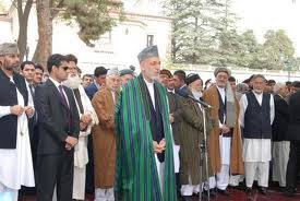 Offered at the Presidential Palace in Kabul by Karzai