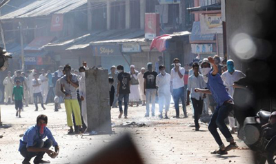 ساکنان کشمیر در روز عید فطر تظاهرات کردند