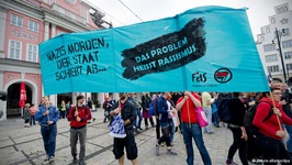 آلماني‌ها در شهر روستوک تظاهرات کردند