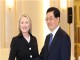 هیلاری کلینتون با رئیس جمهور چین دیدار  و گفت‌وگو کرد