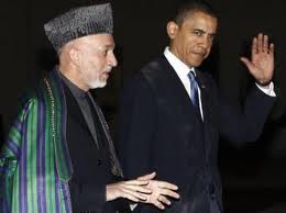 حامد کرزی انتخاب مجدد بارک اوباما را تبریک گفت