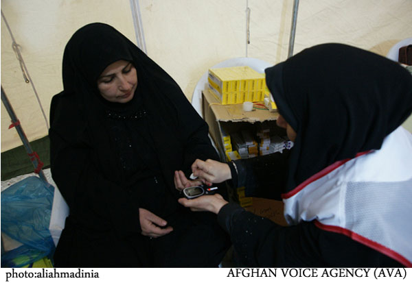 خدمات درمانی جمعیت هلال احمر ایران در بین الحرمین