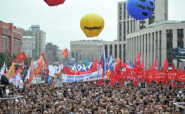 اپوزیسیون روسیه تظاهرات برگزار می کنند