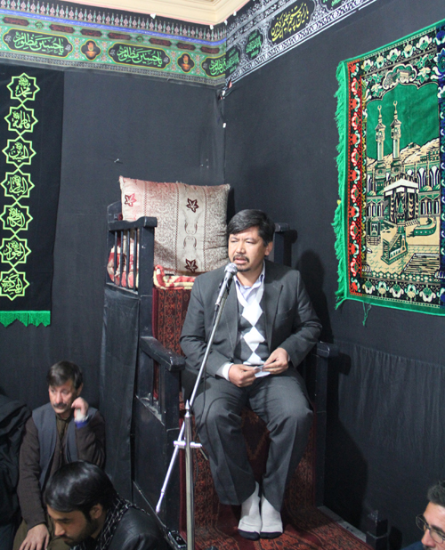 شب سیزدهم محرم الحرام در حسینیه کاظمیه کابل