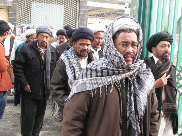 مراسم ترحیم مرحوم میرابوالقاسم سوما در مسجد محمدیه واقع در تپه سلام کابل