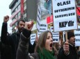 مردم ترکیه، در اعتراض به سیاست دولت اردوغان تظاهرات کردند