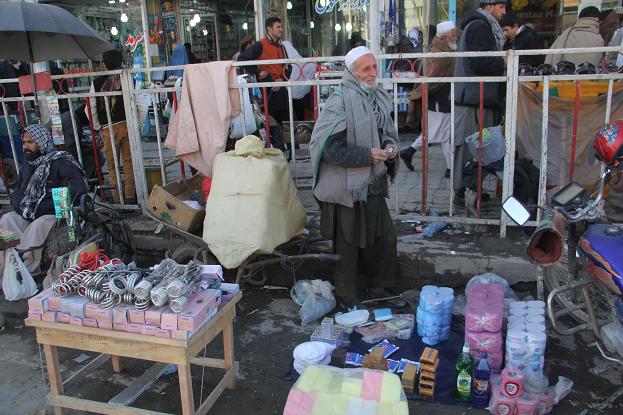 دست فروش ها در کابل