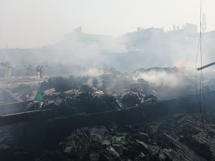 آتش سوزی در مندوی کابل (سرای ناصری )