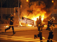 بیش از هزار موتر در فرانسه به آتش کشیده شد