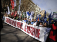 تظاهرات کارکنان بخش صحی در اسپانیا