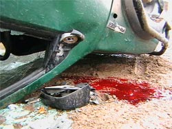 در یک حادثه ترافیکی در هرات چهار پولیس کشته و زخمی شدند