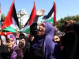 زنان فلسطيني در حمايت از آزادي اسرا تظاهرات کردند