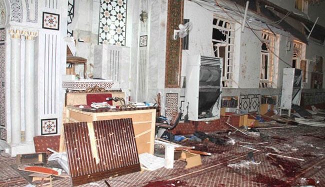 افزایش شهدای انفجار مسجدالایمان در دمشق