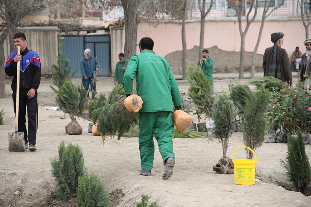آغاز به کار "پارک سبز" شهر کابل
