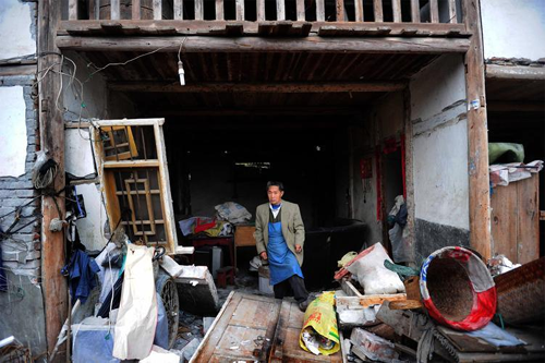 خرابی های زلزله در چین
