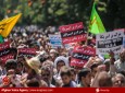 راهپیمایی مردم تهران در اعتراض به هتک حرمت اماکن مقدس دینی