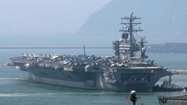 امریکا و کوریای جنوبی رزمایش دریایی مشترک  خود را آغاز کردند