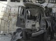 انهدام موتر نظامی صهیونیست ها در خاک سوریه