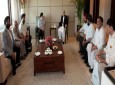 رئیس جمهور کرزی با شماری از تاجران و سرمایه گذاران هندی دیدار کرد