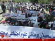 دومین روز اعتصاب غذایی دانشجویان دانشکده علوم اجتماعی دانشگاه کابل و حضور افراد سیاسی  و نمایندگان پارلمان  در جمع آنان  