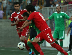 تیم فوتبال افغانستان در بازی نزدیک به تاجیکستان باخت