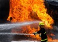 آتش سوزی در یک سرای تجاری در مزارشریف