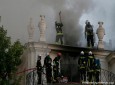 هوتل تاریخی فرانسه در میان شعله های آتش سوخت
