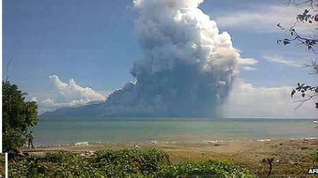 فوران آتش فشان در اندونزی شش کشته به جا گذاشت