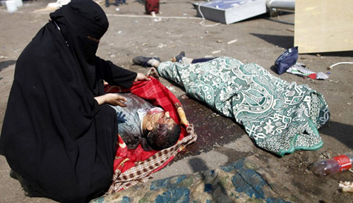 روز خشم مردم مصر/ وزارت صحت: شمار کشته ها ۶۳۸ تن