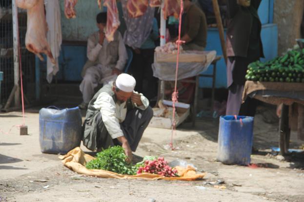 بازار میوه فروشی کوته سنگی کابل