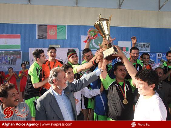 قهرمانی تیم هندبال افغانستان  در مسابقات " جام دوستی"