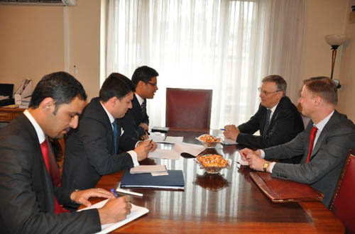معین سیاسی وزارت  خارجه با همتای فنلندی اش در کابل دیدار کرد