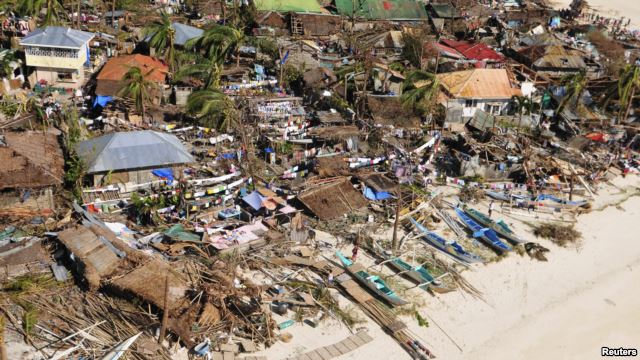 توفان فلیپین با سونامی سال ۲۰۰۴ در اقیانوس هند قابل مقایسه است