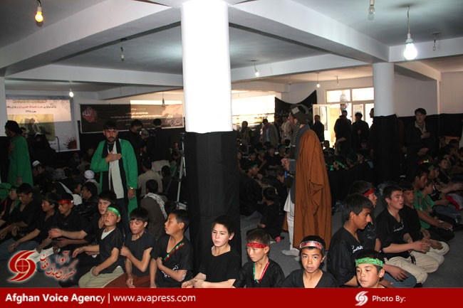 مراسم گرامیداشت تاسوعای حسینی(ع) در دفتر نمایندگی حضرت آیت الله العظمی مکارم شیرازی در کابل
