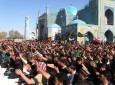 مراسم عاشورای حسینی در زیارتگاه امام علی(ع) در مزار شریف  