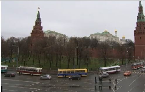 نمایش  بَس های مسافربری برقی قدیمی در مسکو