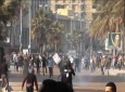 درگیری پولیس و معترضان در بندر اسکندریه مصر
