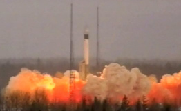 سه ماهواره نظامی روسیه در مدار قرار گرفتند